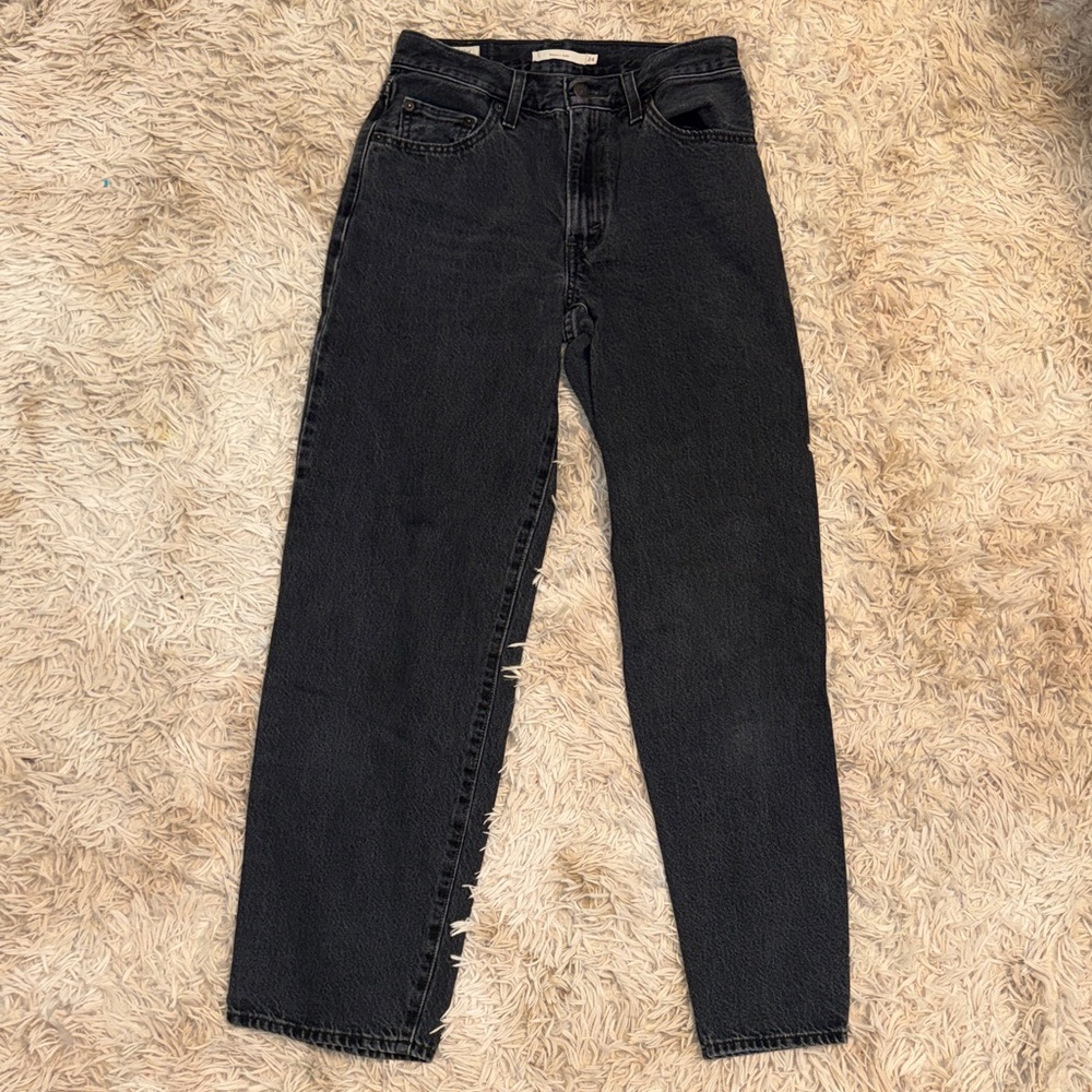 Levi’s Baggy Dad Faded Black Jeans - W24 x L30